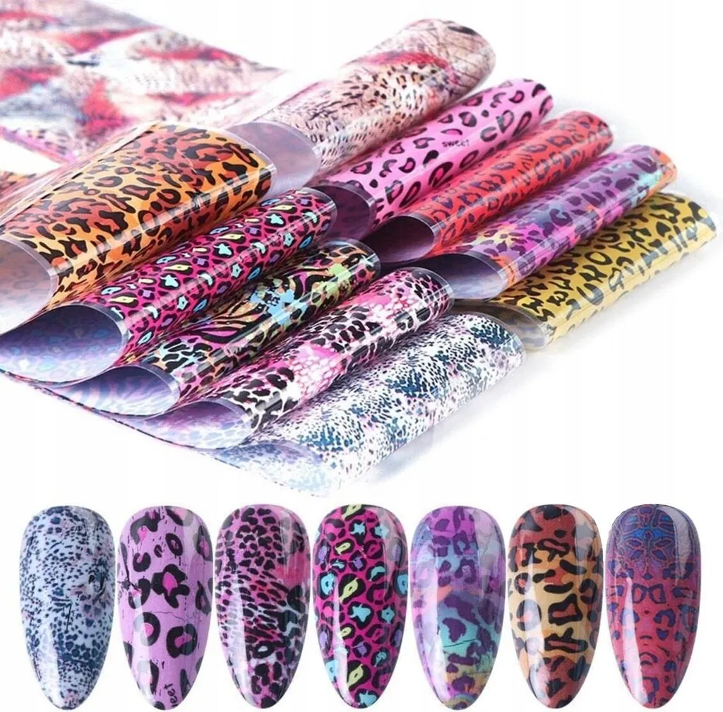 10X Transferfolios 10Cmx4Cm Leopard Set - 13