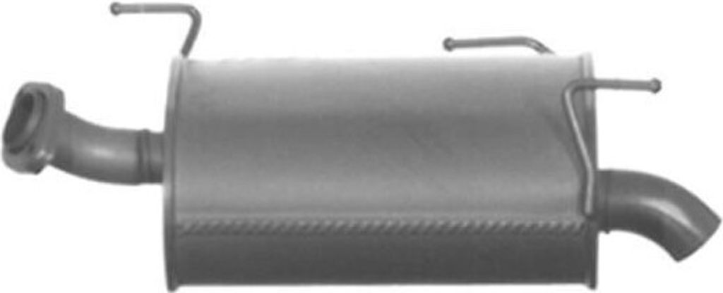 VEGAZ DS-240 Endschalldämpfer für NISSAN ALMERA II Hatchback (N16) Auspuff