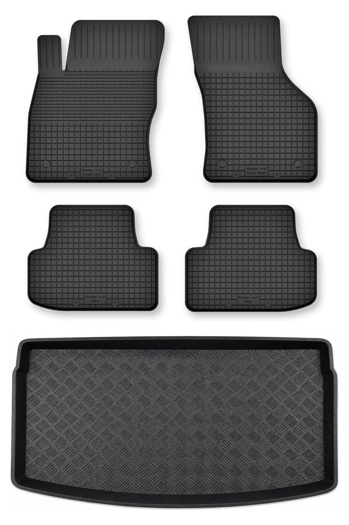 Tapis en caoutchouc + bac de coffre pour Audi A1 II (GB) Image du produit 