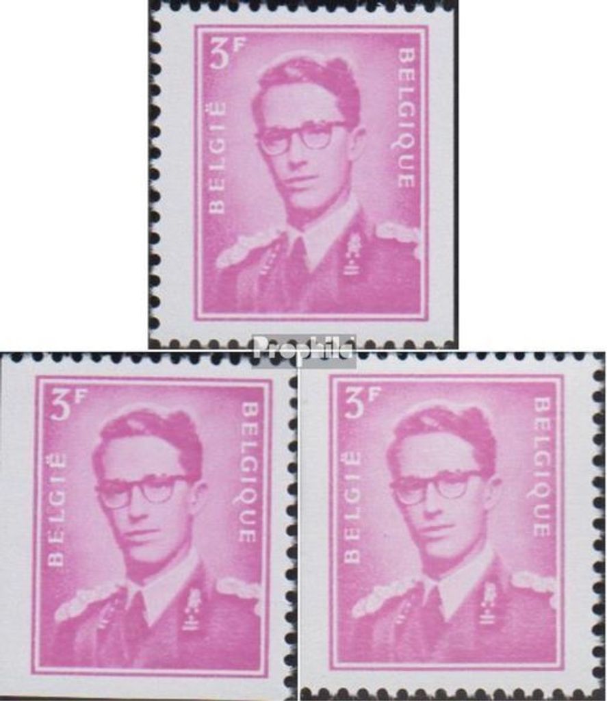 Briefmarken Belgien 1969 Mi 1542Dl,El,Er postfrisch Heraldischer Löwe