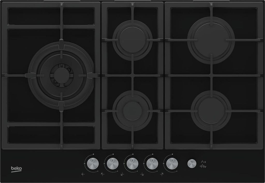 Beko HILL 75235 S piano cottura Nero Da incasso 75 cm Gas 5 Immagine del prodotto 