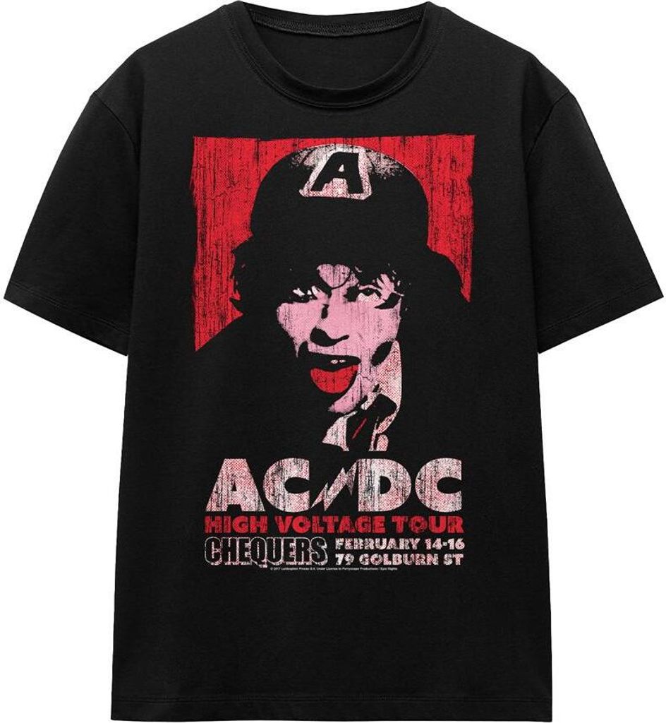 AC/DC - "High Voltage Live 1975" T-Shirt für Herren/Damen Uni TV15424 (XXL) (Schwarz)