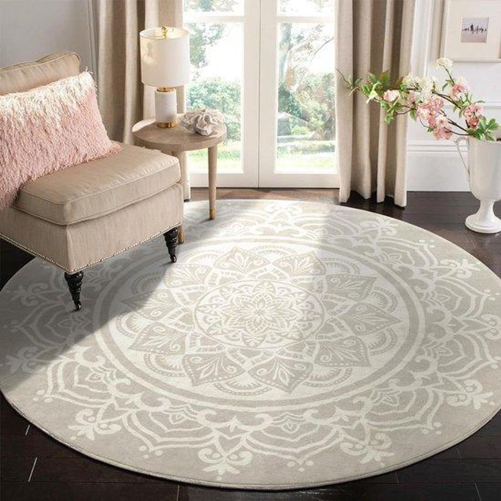 Tappeto rotondo Ibenzoa® con motivo mandala, composizione Immagine del prodotto 