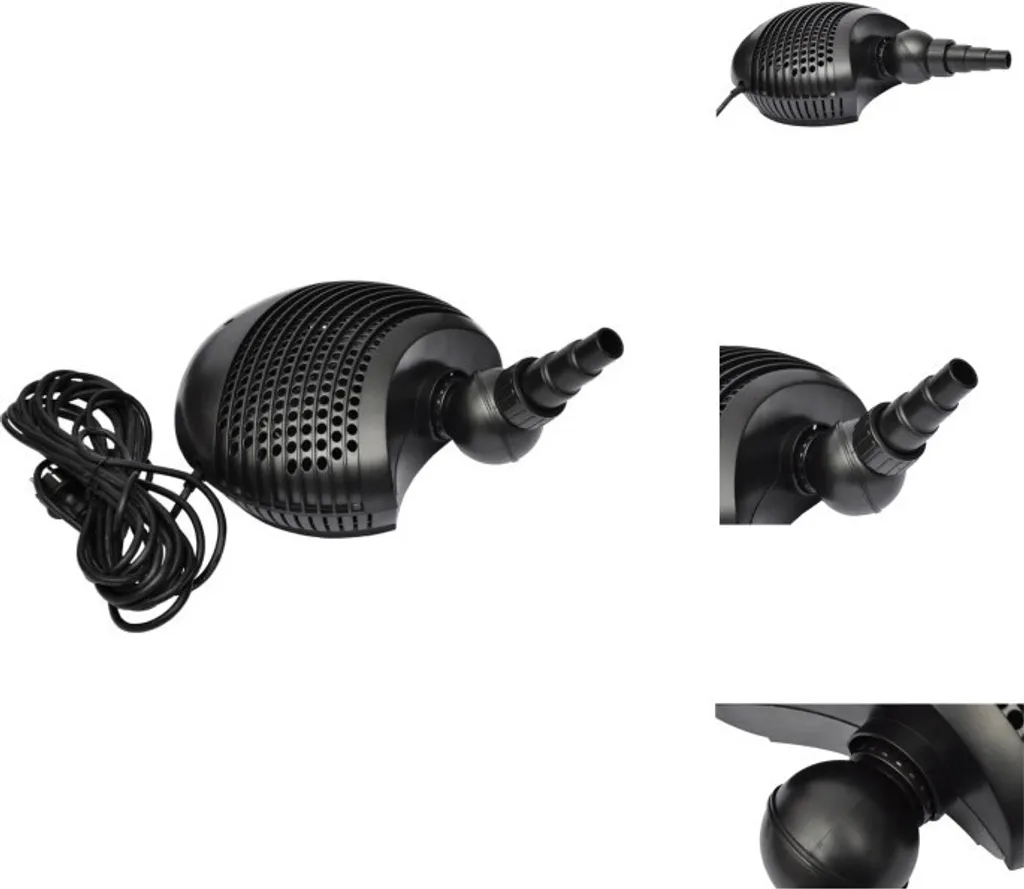 Pompe de bassin robuste 10000 L/h - Moteur basse consommation pour étangs