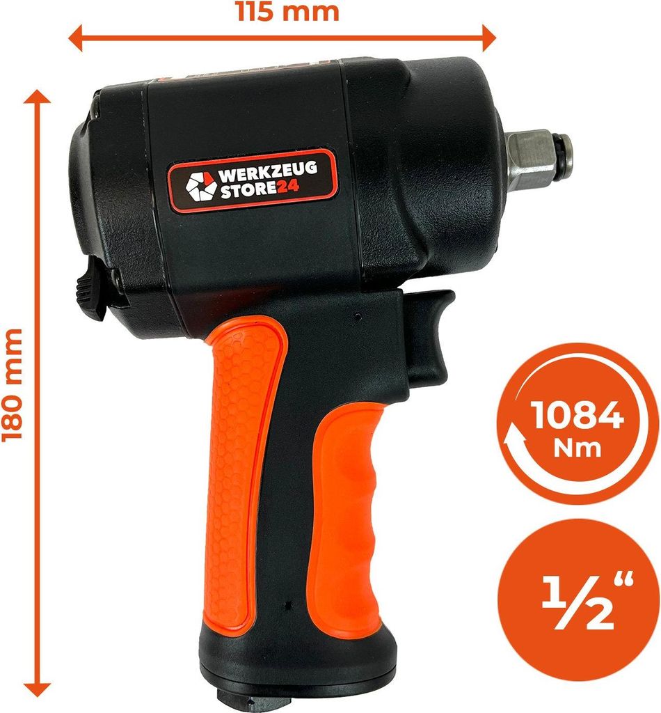 WS24 Druckluft-Schlagschrauber 1/2" mini - WS24-100109