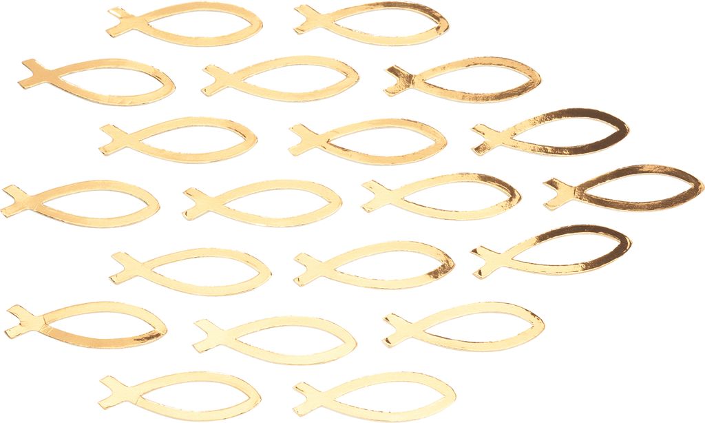 URSUS Kreativ Accessoires "Fische gold" 20 Stück
