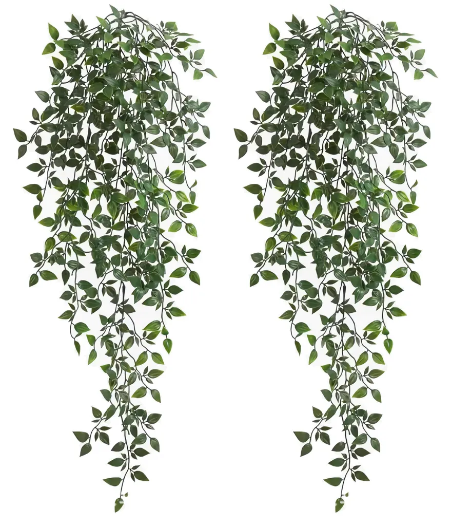 Plantes artificielles tombantes lot de 2 pour salon et balcon intérieur