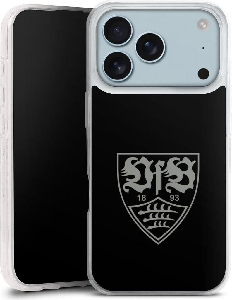 DeinDesign Handyhülle für Apple iPhone 17 Pro Silikon Hülle Case Smartphone Schutzhülle Logo Offizielles Lizenzprodukt VfB Stuttgart