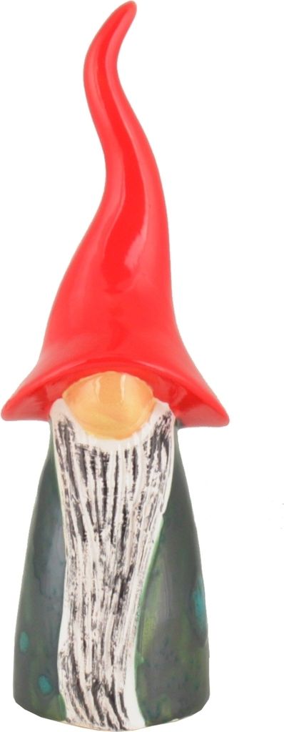 Tangoo Keramik-Wichtel dunkelgrün gesprenkelt