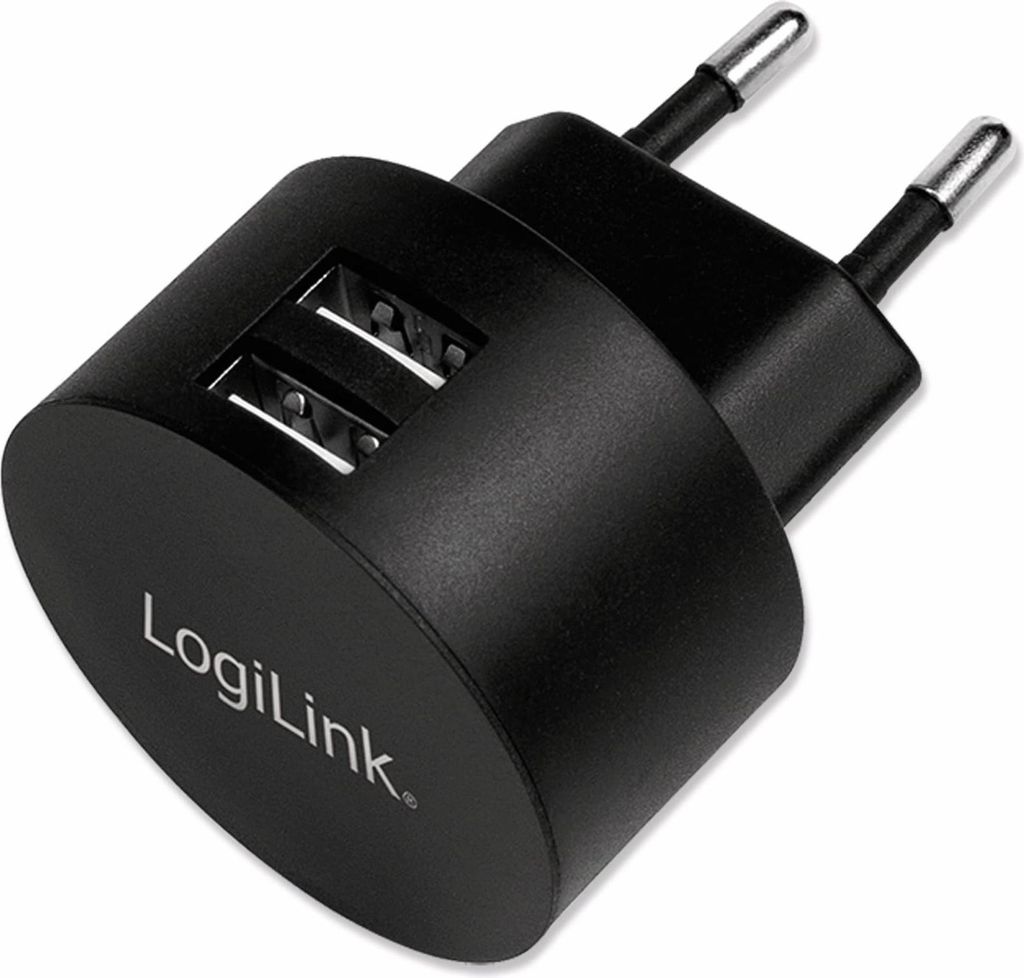 Logilink USB Steckdosenadapter 2port,10.5W,Fast Zdjęcie produktu 