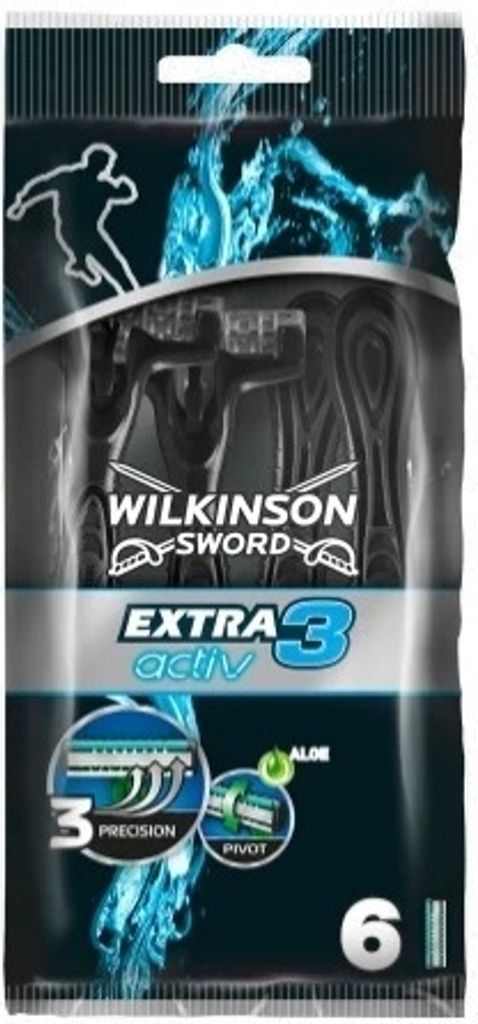 Wilkinson Einwegklingen für Männer – Extra 3 Active 4+2 Produktbild 
