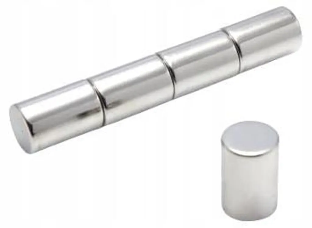 Aimant cylindrique en néodyme MW 10x15 N38 - Lot de 25 pièces puissantes