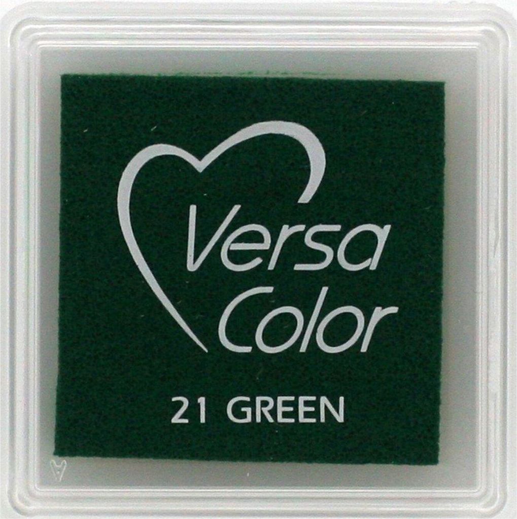 TSUKINEKO - Pigment Stempelkissen - Versa Color small 2,5 x 2,5 cm - Green