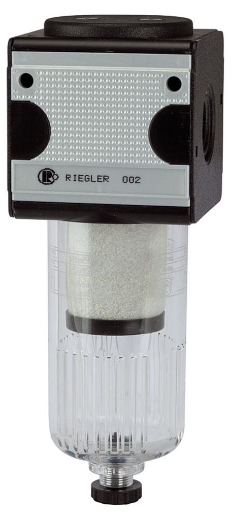 Riegler Vorfilter »multifix«, Polycarbonatbehälter, 0,3 μm, BG 3, G 1/2