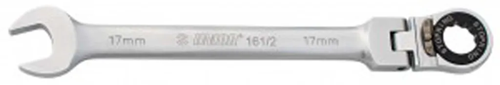 Clé à cliquet à fourche articulée Unior 161/2 de 8mm longueur 136mm