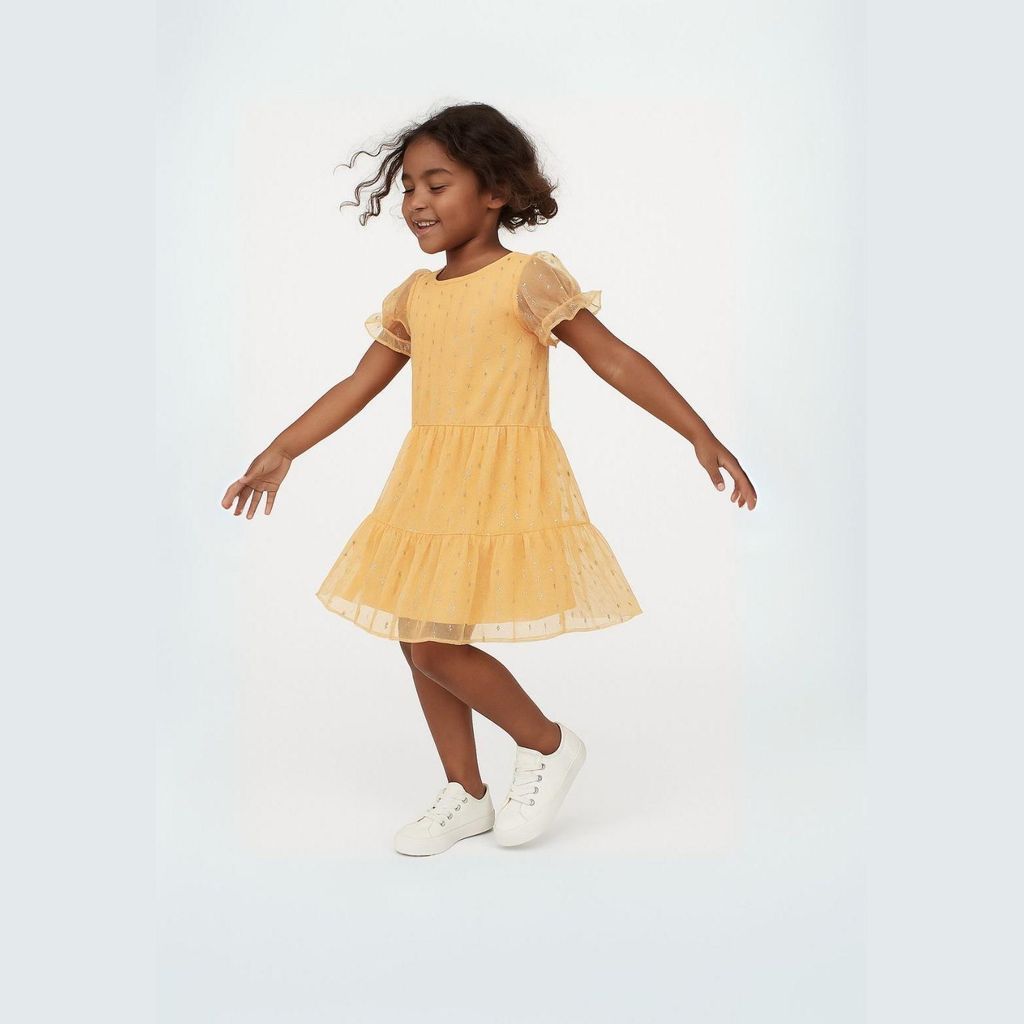 Minoti Kleid Orange Gr. 152 für Mädchen