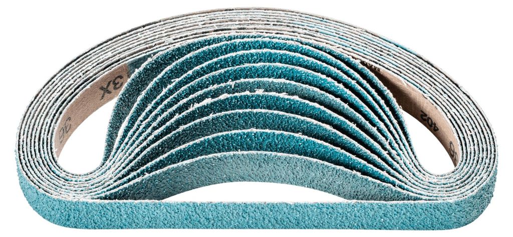 PFERD TOOLS Zirkon Schleifband BA 20x520mm Z36 für hohen Abtrag mit Bandschleifer 20 Stk