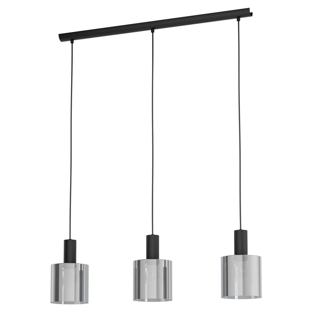 Lustre Eglo 98753 GOROSIBA E27 3x40 W noir Image du produit 