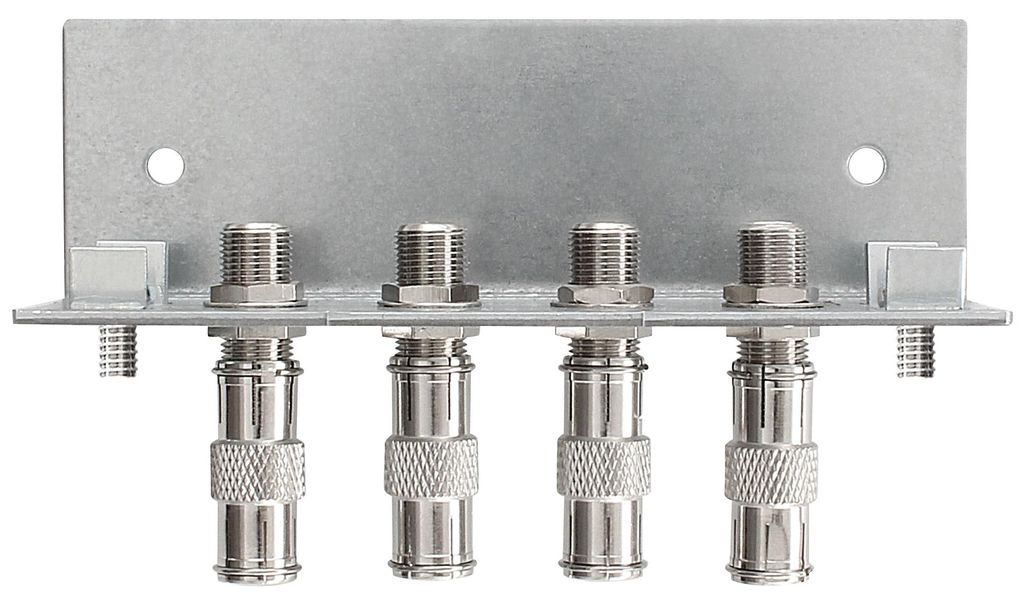 AXING Erdungswinkel einreihig QEW 4-12 Quickfix 4-fach Erdung u. Pot.-ausgleich