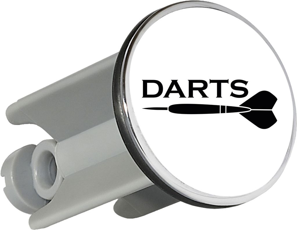 Huuraa Waschbeckenstöpsel Darts Dartpfeil 4cm höhenverstellbar Abflussstopfen Geschenkidee