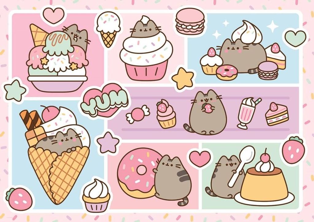 Trefl Pusheen, 1000 Stück(e), Kunst
