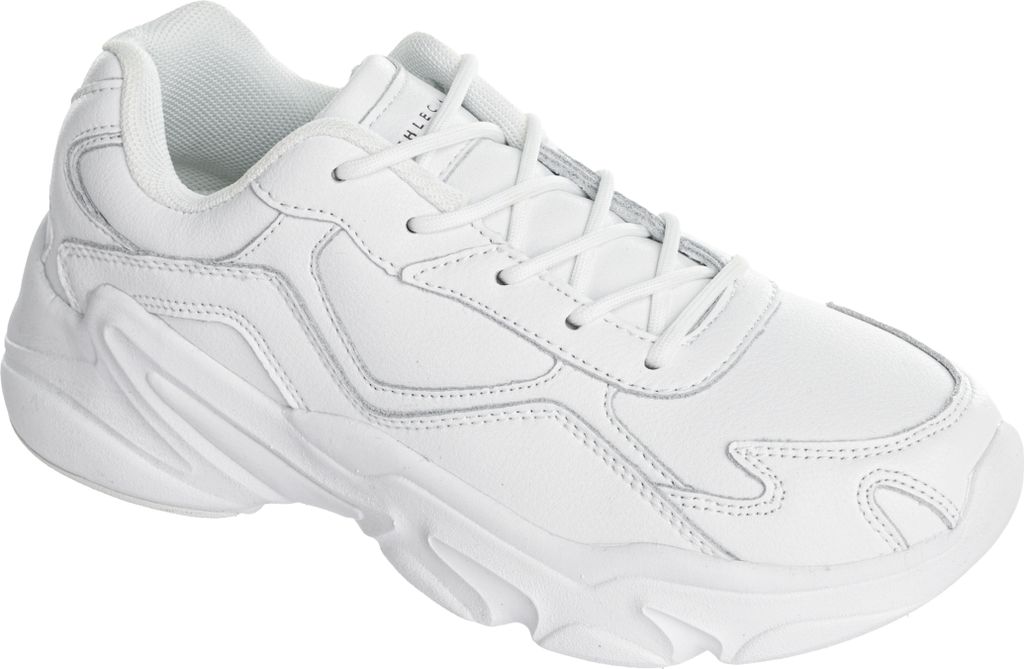 Athlecia Sneaker CHUNKY Leather Trainers im sportlichen Style 1002 White 38