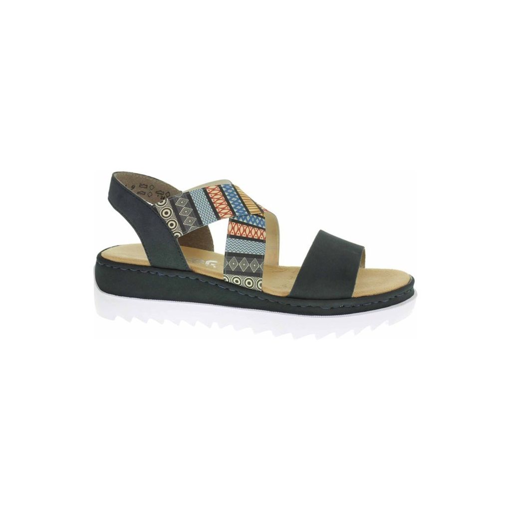 Rieker Damen Klassische Sandalen V44G8-14 Farbe: Blau Größe: 40