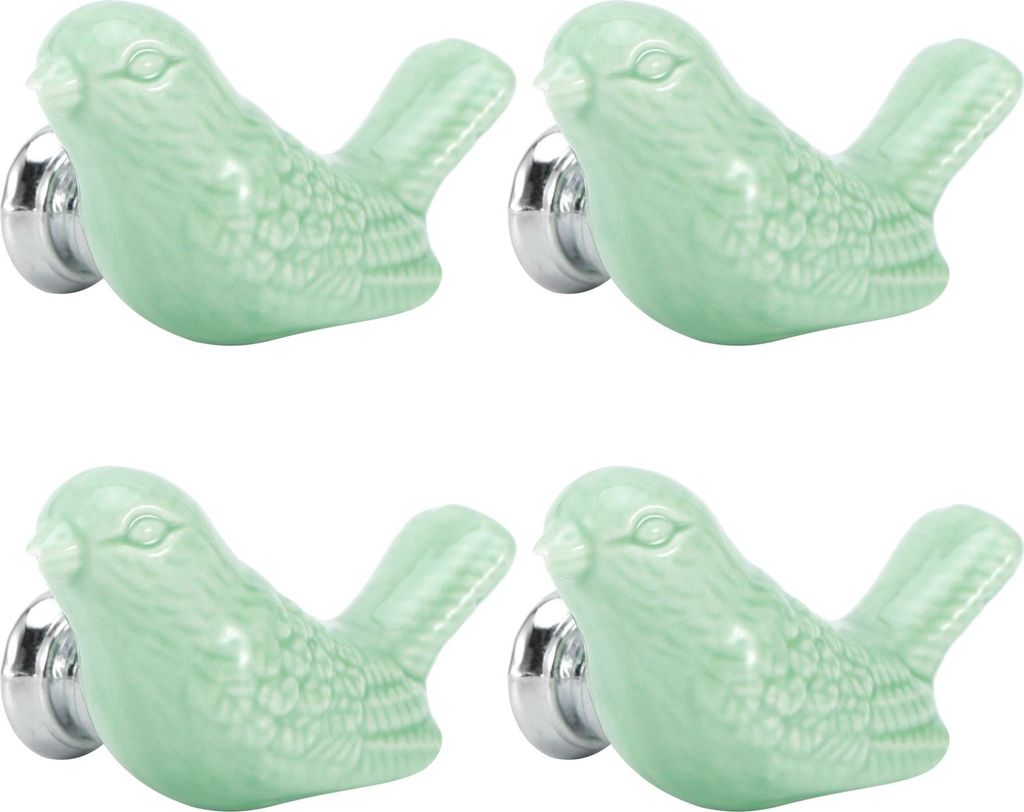 4 Set Vogelform Keramikkn?pfe DIY Tr Schubladen Schrank Zug Griff M?belzubeh?rgrn