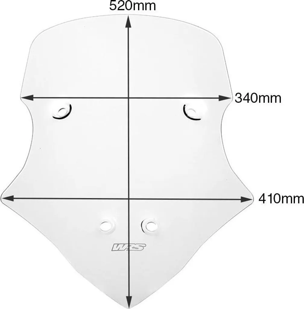 WRS Windscreen Touring Multis V4 - Bulle Haute Performance Incolore - 5