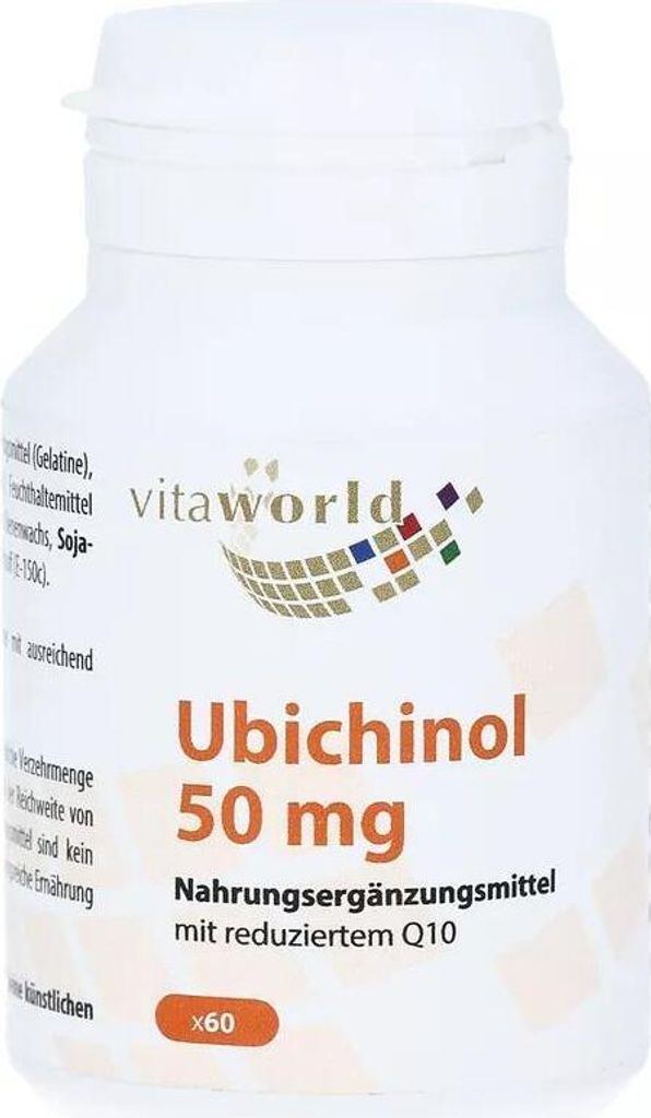 vitaworld Ubichinol 50 mg Kapseln, 60 St. Kapseln