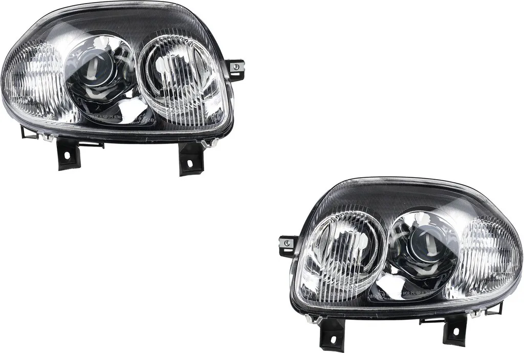 Set Fari Anteriori Johns per Renault Clio 98-01 HB3 H7 | Qualità OE