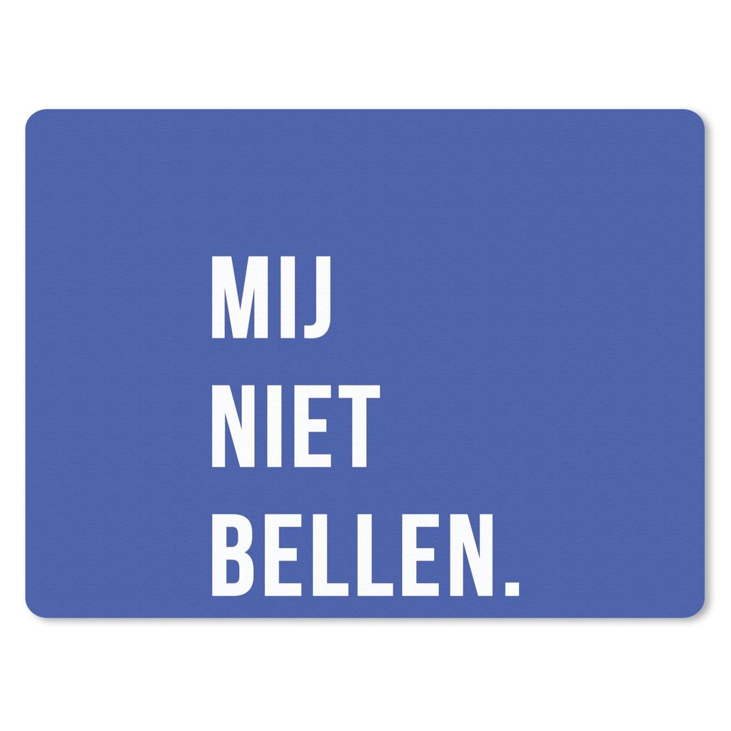 MuchoWow® Mauspad Mousepad Zitate - Sprichwörter - Ruf mich Produktbild 