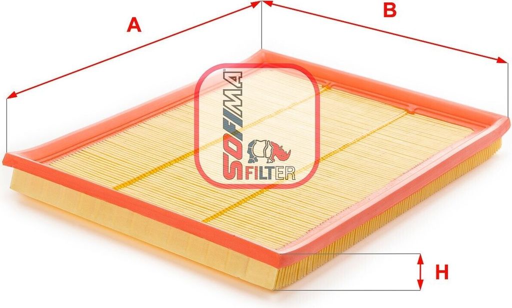 Luftfilter SOFIMA S 3017 A für OPEL Astra F CC (T92) Filtereinsatz
