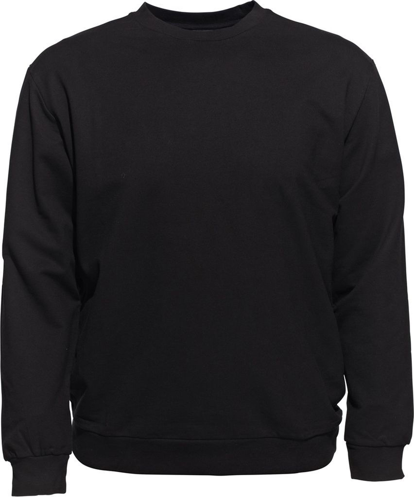 Übergrößen ! Designer Sweatshirt AHORN SPORTSWEAR Schwarz 4XL
