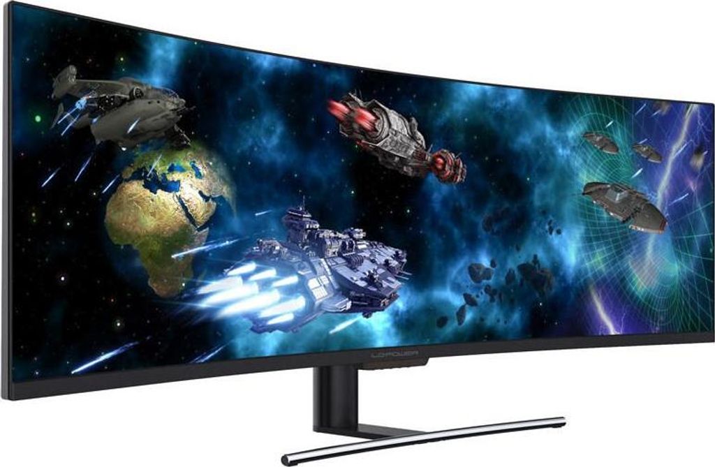LC-Power 124,5 cm (49") LC-M49-DFHD-144-C-Q VDP+HDMI Zdjęcie produktu 