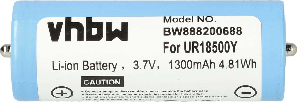 vhbw Akku kompatibel mit Braun Silk Epil 7 Dual Epil. 7771 WD (5377), 7 7881 WD (5375), 7 Dual Epil. 7791 WD (5377) Rasierer (1300 mAh, 3,7 V, Li-Ion)