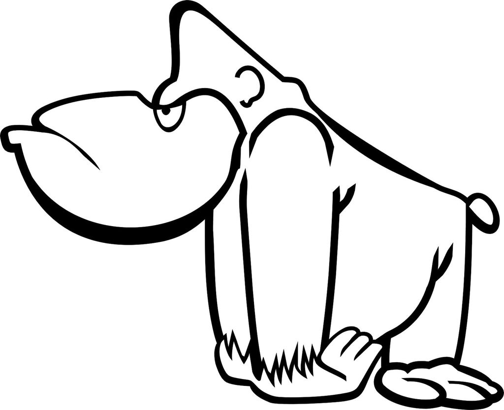 KFZ-Aufkleber, Affe, Gorilla, Affen King
