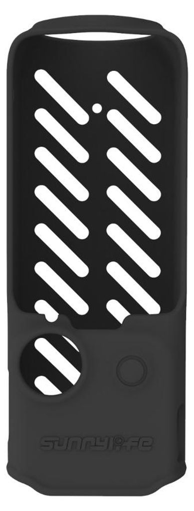 INF Silikon-Schutzhülle für Osmo Pocket 3, 18cm x 5.3cm x 4cm, Schwarz