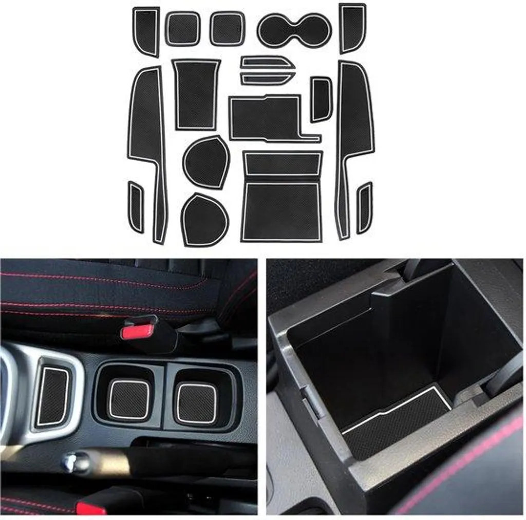Tapis de Console Centrale pour Vitara LY Accessoires Intérieur Blanc