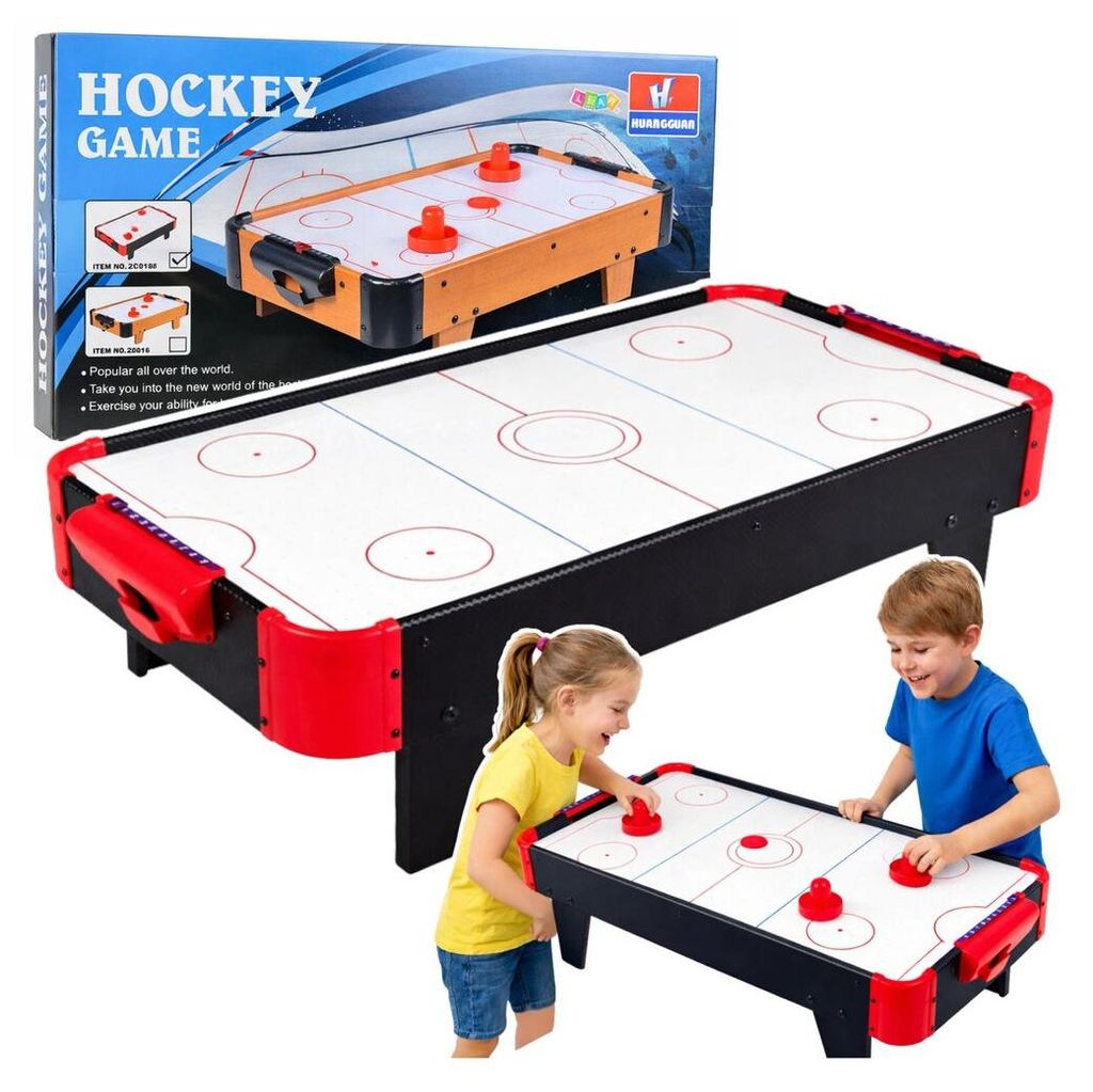 Mini stolní hra air hockey pro děti, černá Obrázek produktu 