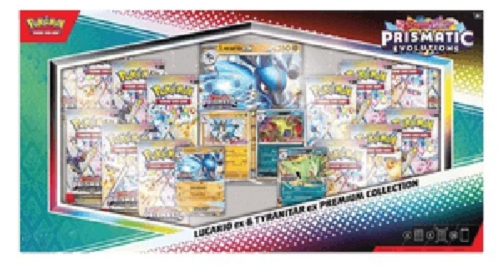 Pokemon Prismatic Evolutions: Lucario ex & Tyranitar ex Obrázok produktu 