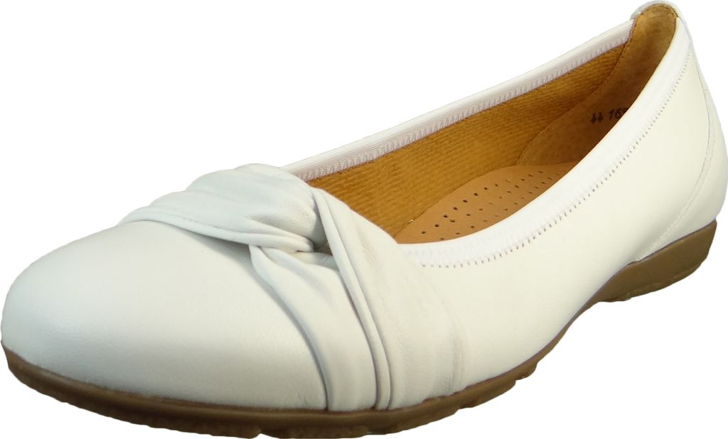 Gabor Ballerinas Damen 31373139333934 Weiß 38 EU Produktbild 1