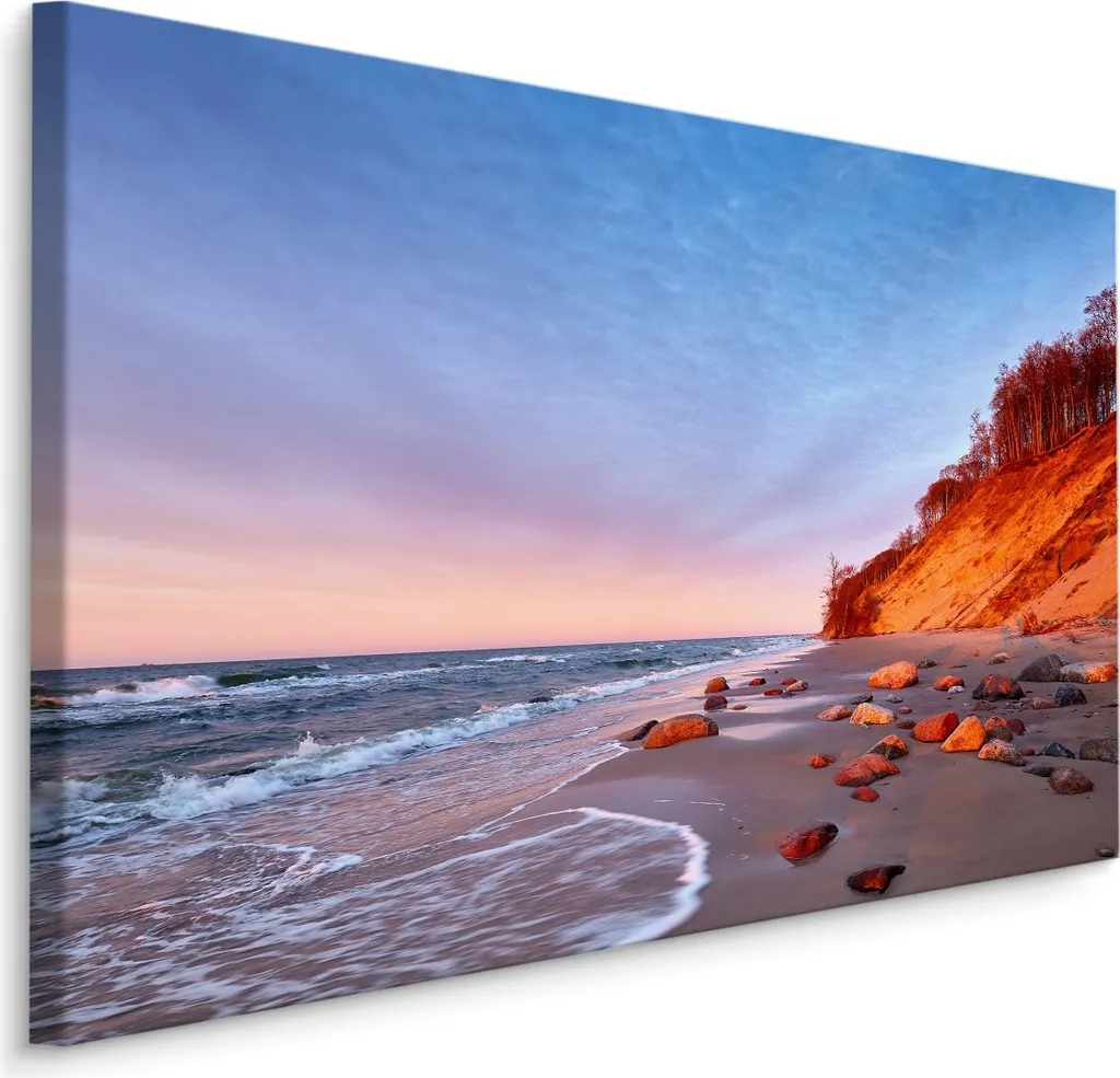 Carta da Parati su Tela XXL 120x80 cm Stampa Mare Tramonto per Soggiorno