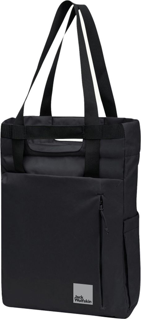 Jack Wolfskin EBENTAL 2in1 Shopper Rucksack 12L 2020341 schwarz , Farbe:Schwarz
