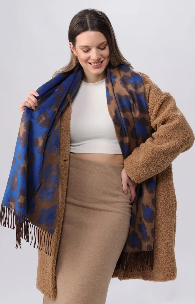 FRAAS sciarpa Leo Scarf Royal Blue - 5