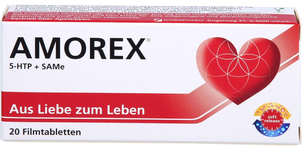 Amorex bei Liebesummer und Trennung Tabletten 20 St