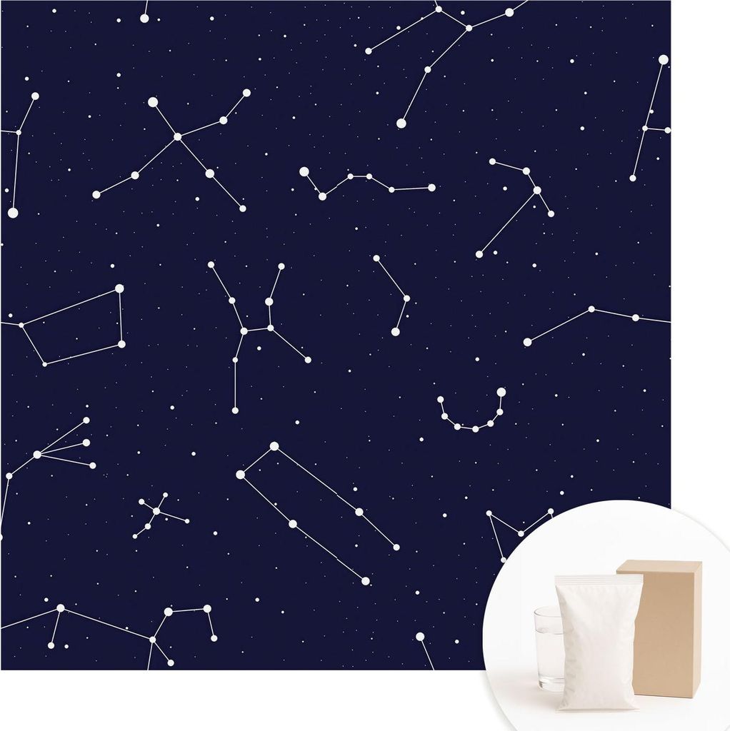 Fototapete - Wandbilder für Wohnzimmer - 250x250 cm - Dekorative Wandfolie - Modernes Design für Wanddekoration - Tapeten für Innenräume - Astr...