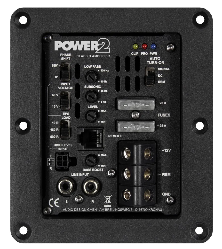 Module amplificateur ESX POWER2 pour caisson de graves actif - Haute performance