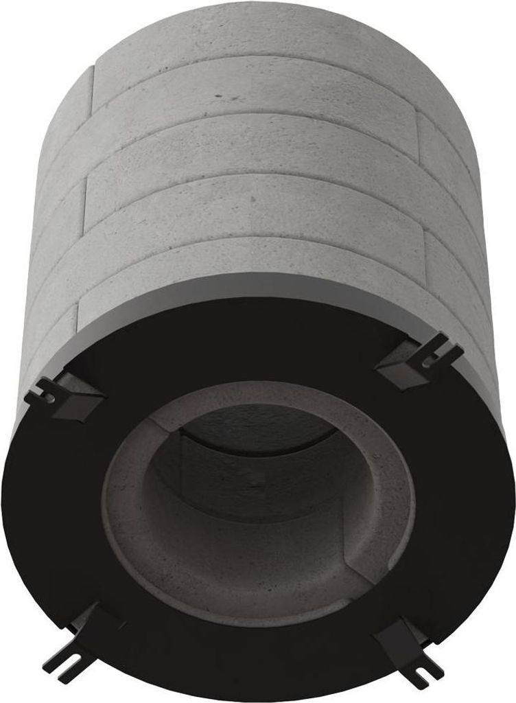 Satz Betonsammelscheiben 10 Stk. 5 Schichten für Kaminöfen REN/L