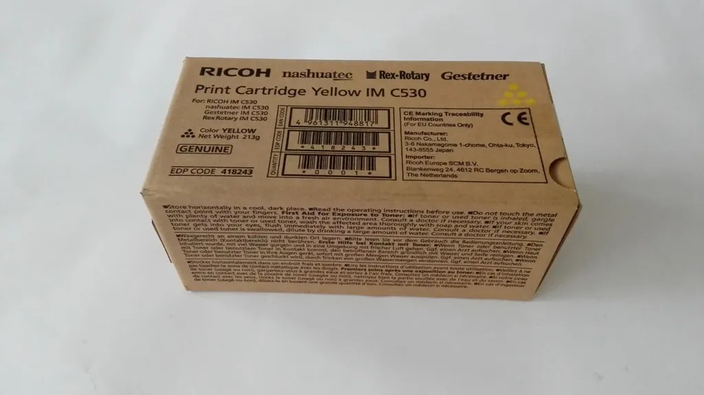 Ricoh Cartridge IM C530 Yellow - Originale - Unità toner - 1